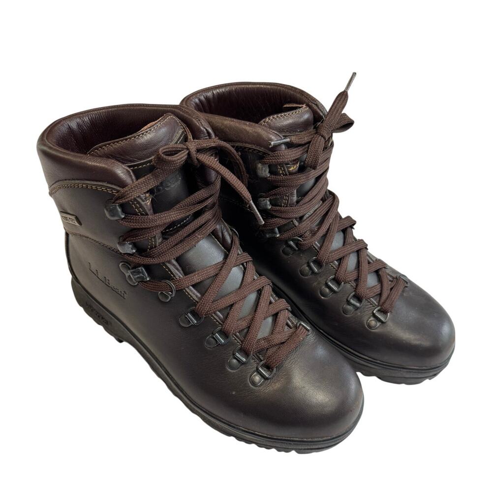Vintage L.L. Bean Cresta Gore Tex Hiking Boots Womans 9.5 Made in Italy